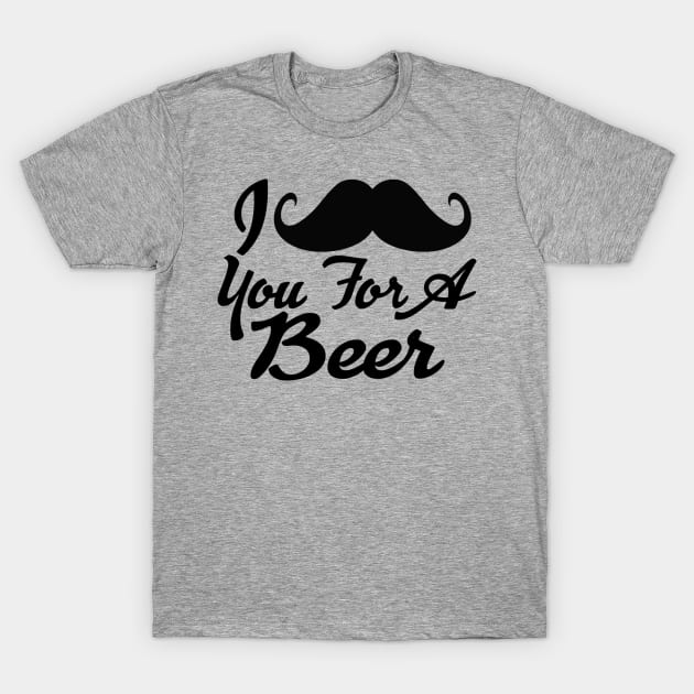 Mustache you T-Shirt by RightBrainIndustries